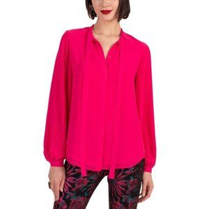 NWT - Trina Turk Ethereal Hot Pink Top Sz Small